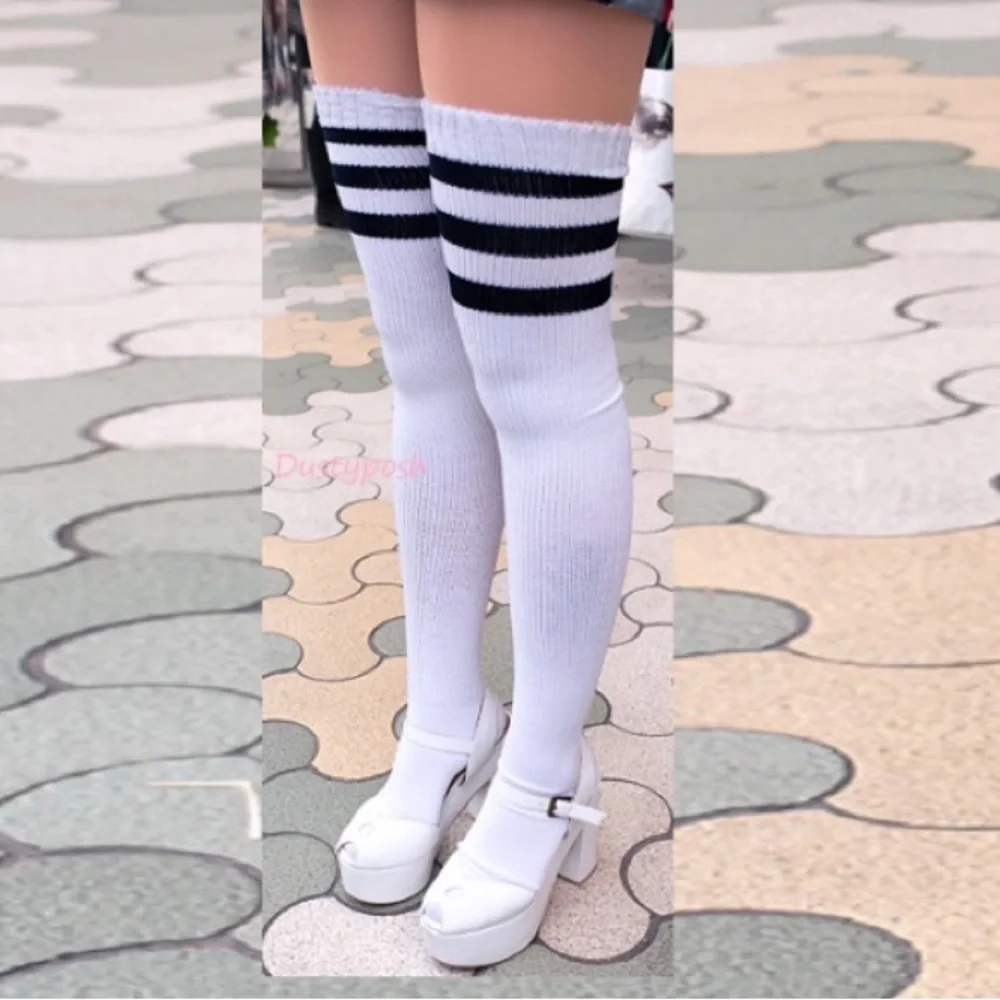 American Apparel Thigh High Over The Knee Socks Vintage Deadstock Y2K Old School